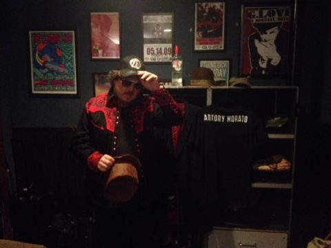 Zucchero in the dressing room