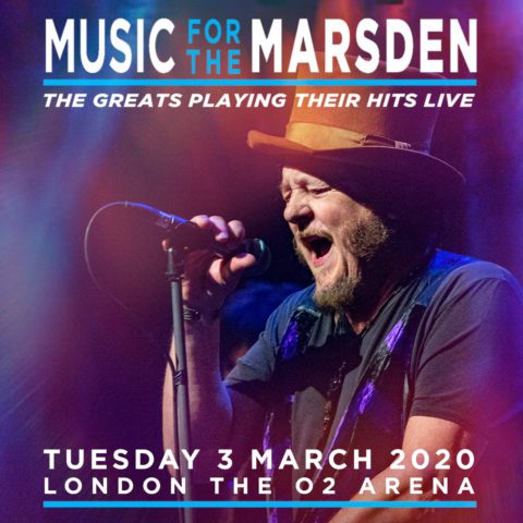 ZUCCHERO AT THE O2 ARENA IN LONDON FOR ‘MUSIC FOR THE MARSDEN’