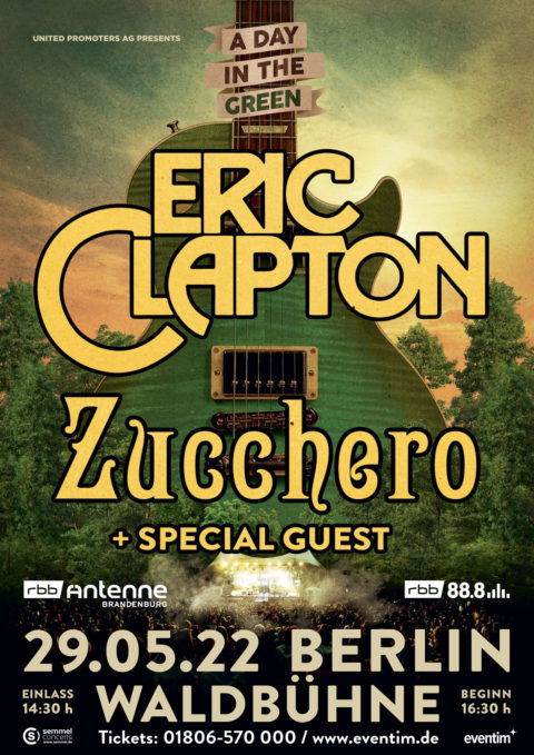 ZUCCHERO & ERIC CLAPTON LIVE! 29.05.22 BERLIN, WALDBÜHNE
