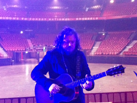 Sound check in Bruxelles – Forest national