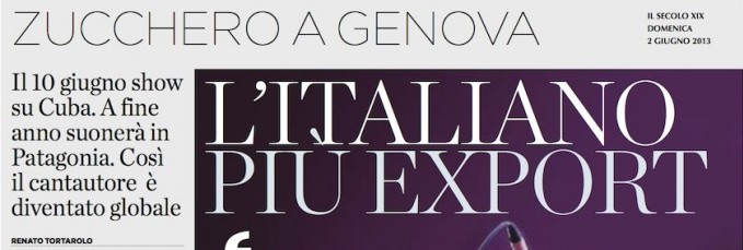 Oggi sul Secolo XIX l'Articolo di Tortarolo