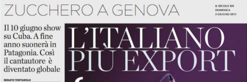 Oggi sul Secolo XIX l'Articolo di Tortarolo