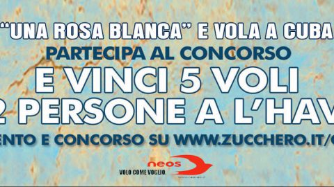 Acquista “Una Rosa Blanca” e vola a Cuba con Zucchero