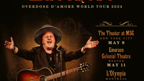 Zucchero è felice di annunciare le prime date della leg nord americana del suo Overdose D’Amore World Tour!